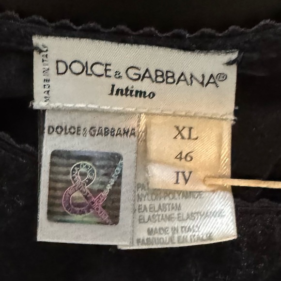 Dolce & Gabbana Intimo Silky Camisole Le Bonitas 4000 XL (EU 46) – EUC With COA - Picture 4 of 6